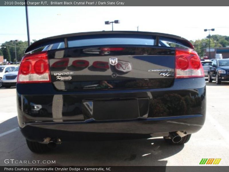 Brilliant Black Crystal Pearl / Dark Slate Gray 2010 Dodge Charger R/T