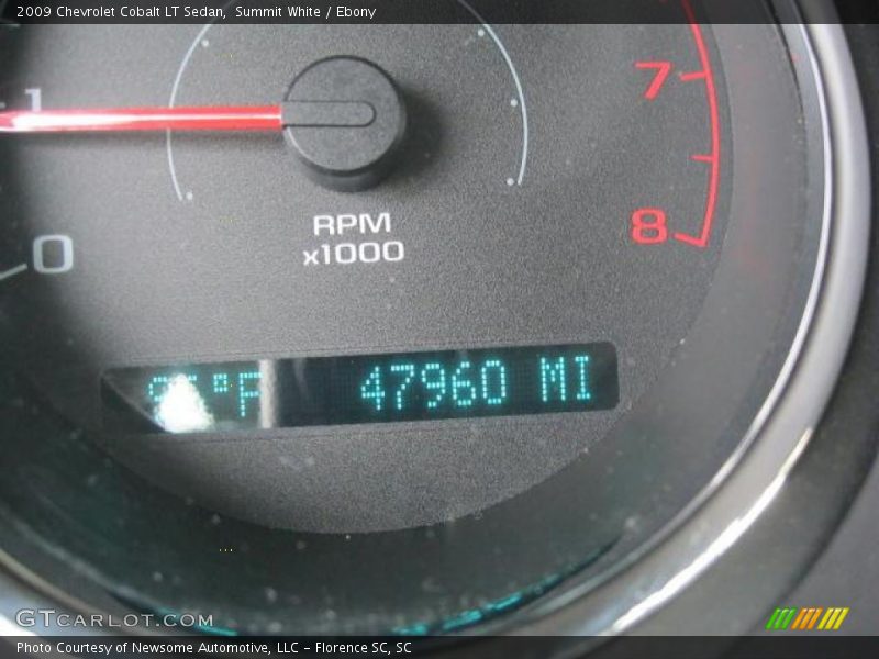 Summit White / Ebony 2009 Chevrolet Cobalt LT Sedan
