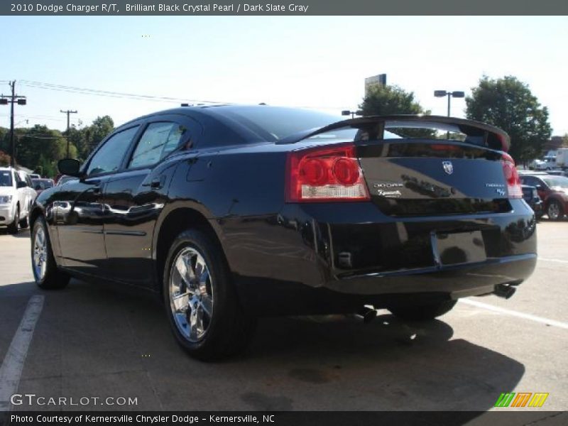 Brilliant Black Crystal Pearl / Dark Slate Gray 2010 Dodge Charger R/T