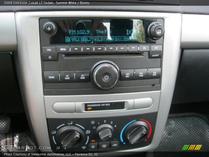 Summit White / Ebony 2009 Chevrolet Cobalt LT Sedan