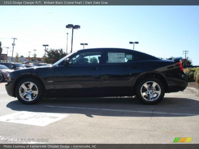 Brilliant Black Crystal Pearl / Dark Slate Gray 2010 Dodge Charger R/T