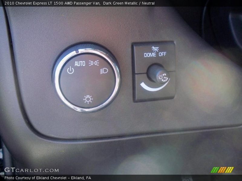 Dark Green Metallic / Neutral 2010 Chevrolet Express LT 1500 AWD Passenger Van