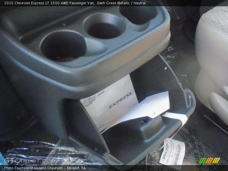 Dark Green Metallic / Neutral 2010 Chevrolet Express LT 1500 AWD Passenger Van