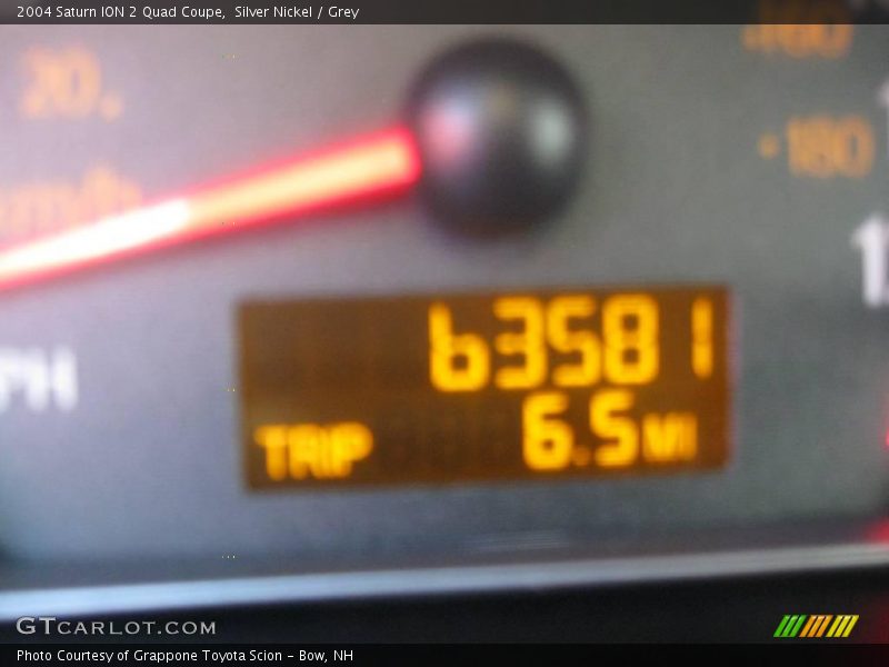 Silver Nickel / Grey 2004 Saturn ION 2 Quad Coupe