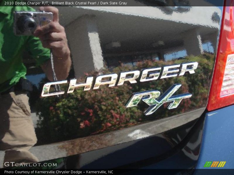 Brilliant Black Crystal Pearl / Dark Slate Gray 2010 Dodge Charger R/T