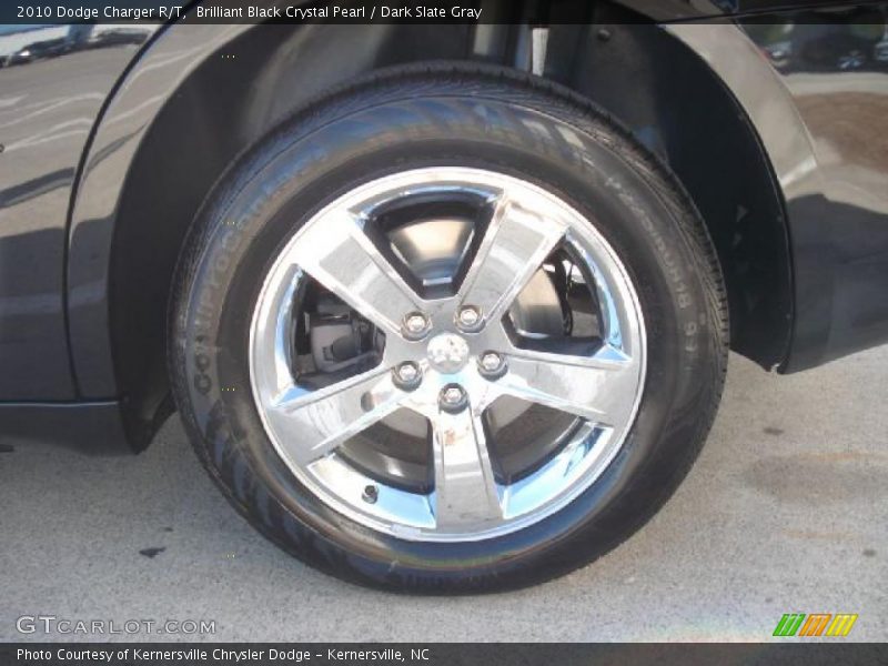 Brilliant Black Crystal Pearl / Dark Slate Gray 2010 Dodge Charger R/T
