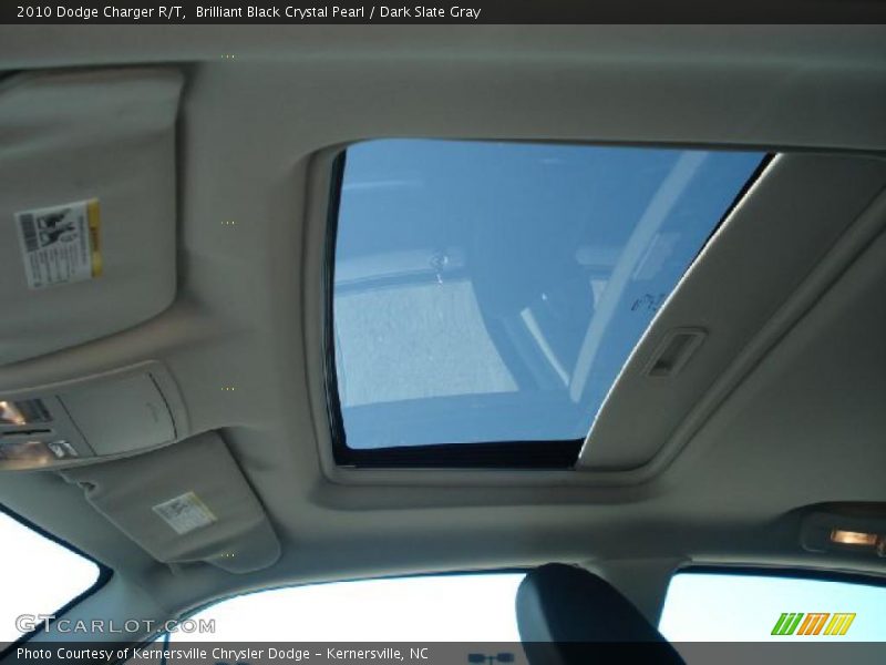 Brilliant Black Crystal Pearl / Dark Slate Gray 2010 Dodge Charger R/T