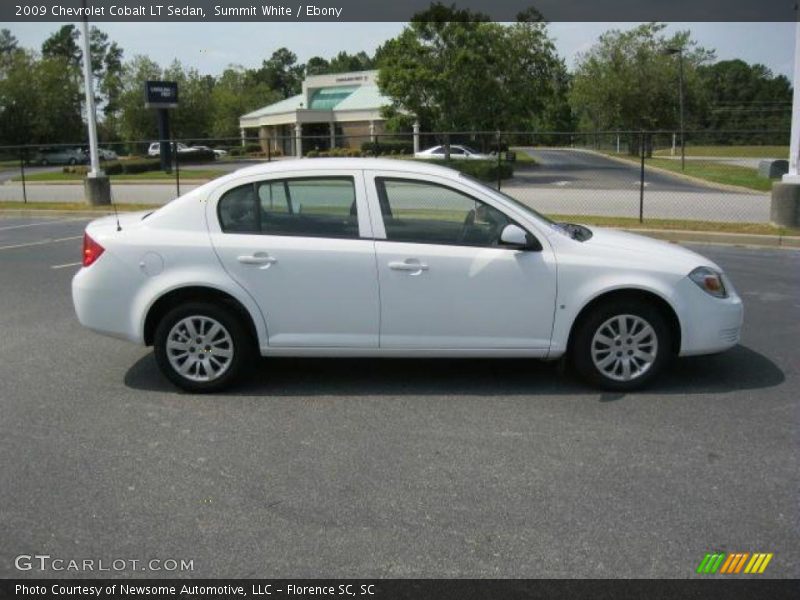 Summit White / Ebony 2009 Chevrolet Cobalt LT Sedan