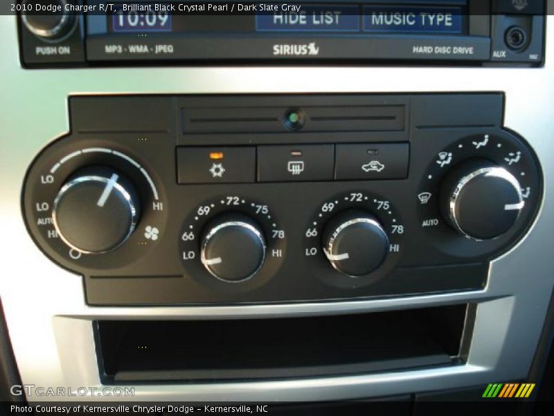 Brilliant Black Crystal Pearl / Dark Slate Gray 2010 Dodge Charger R/T