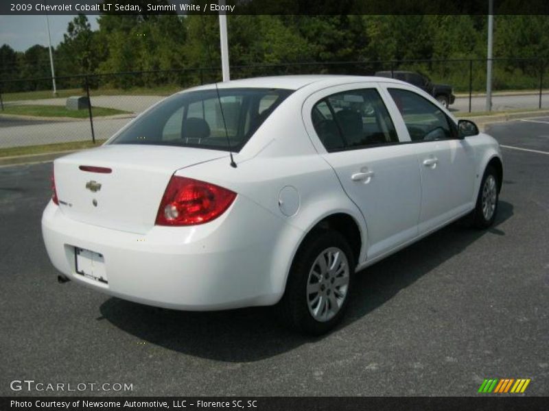 Summit White / Ebony 2009 Chevrolet Cobalt LT Sedan