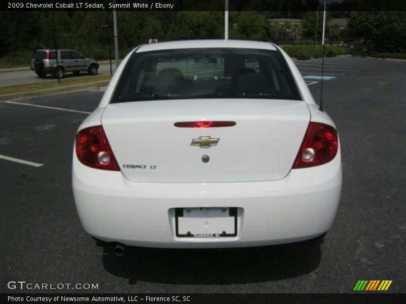 Summit White / Ebony 2009 Chevrolet Cobalt LT Sedan