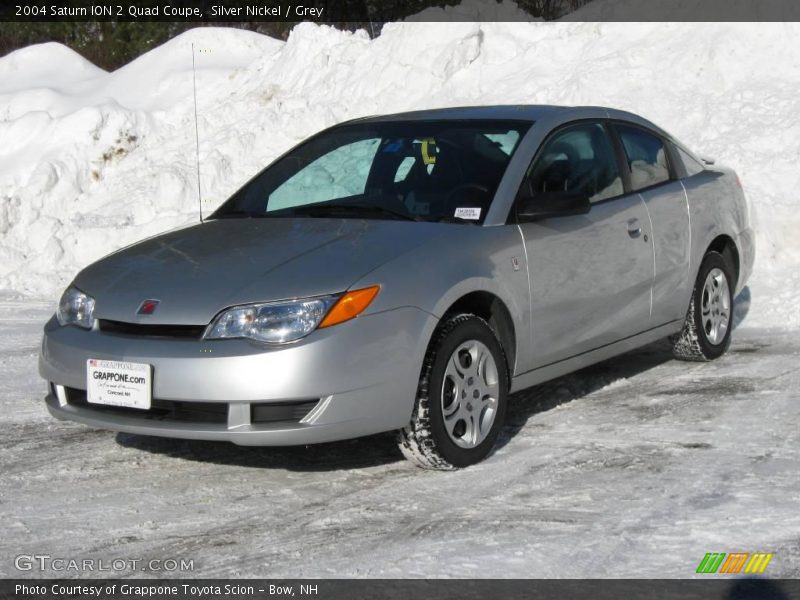 Silver Nickel / Grey 2004 Saturn ION 2 Quad Coupe