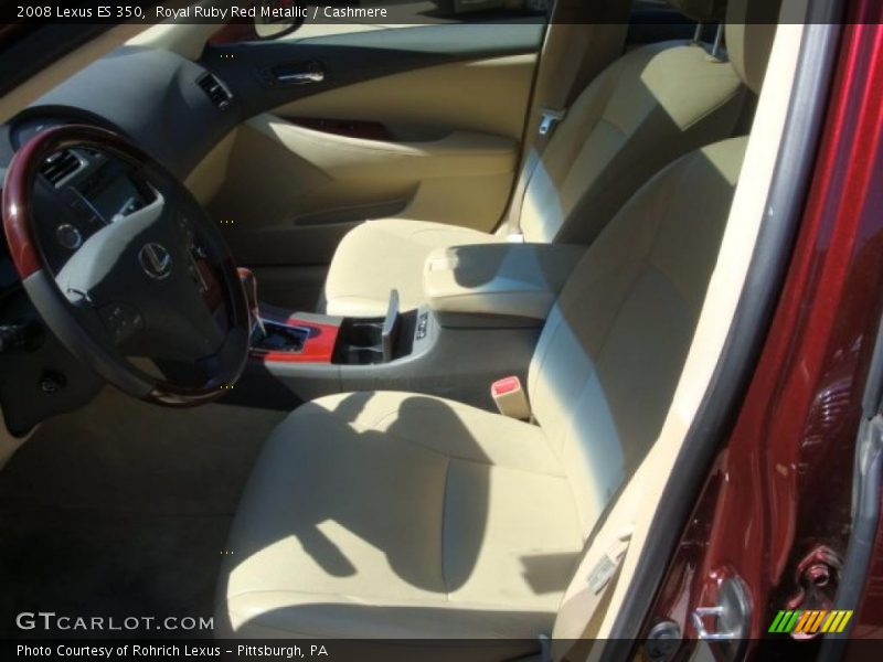 Royal Ruby Red Metallic / Cashmere 2008 Lexus ES 350