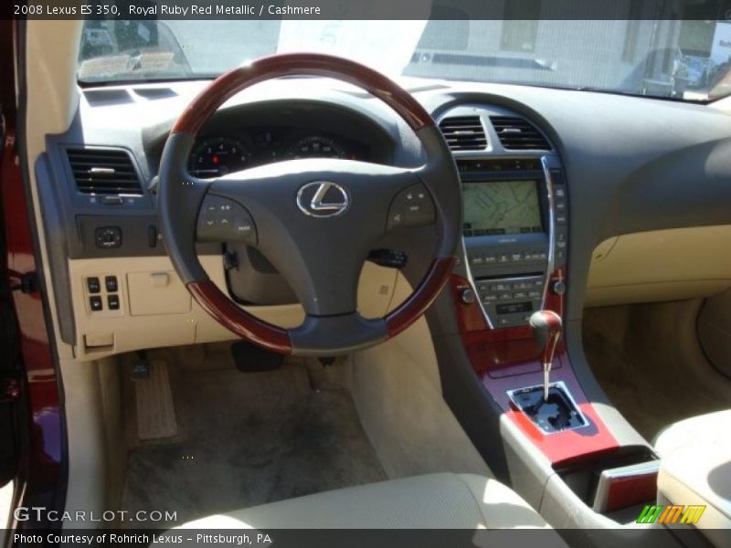 Royal Ruby Red Metallic / Cashmere 2008 Lexus ES 350