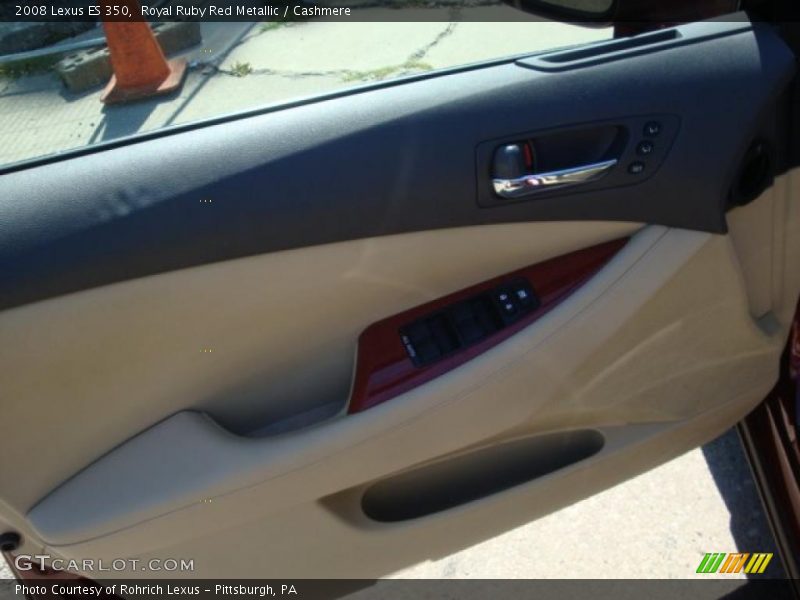 Royal Ruby Red Metallic / Cashmere 2008 Lexus ES 350