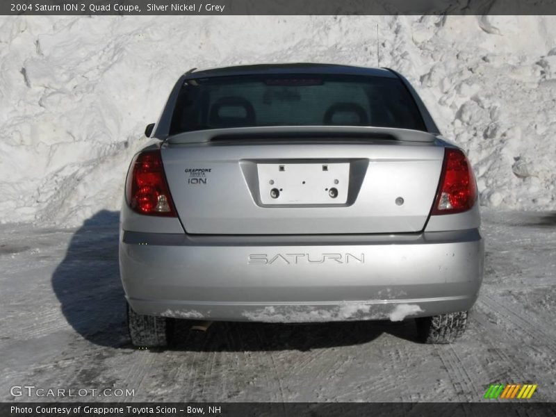 Silver Nickel / Grey 2004 Saturn ION 2 Quad Coupe
