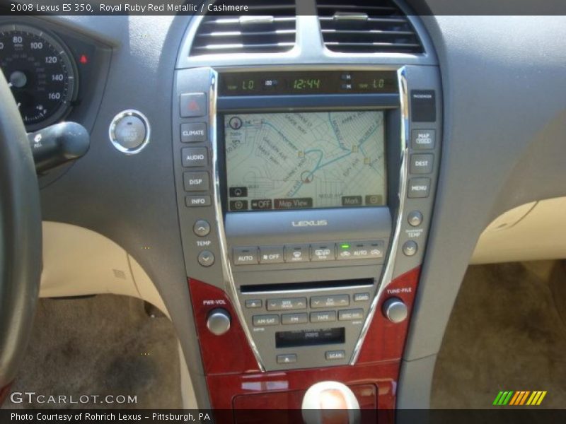 Royal Ruby Red Metallic / Cashmere 2008 Lexus ES 350
