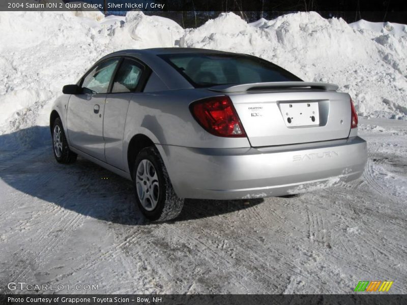 Silver Nickel / Grey 2004 Saturn ION 2 Quad Coupe