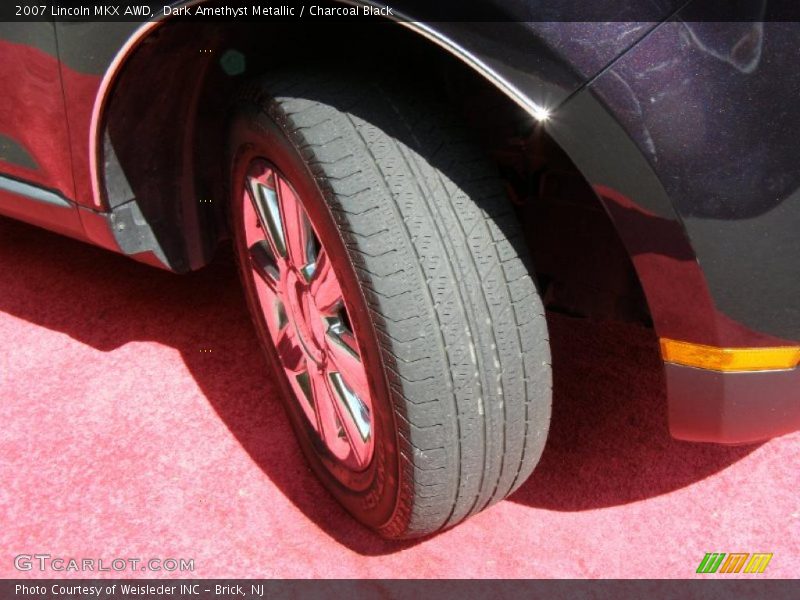 Dark Amethyst Metallic / Charcoal Black 2007 Lincoln MKX AWD