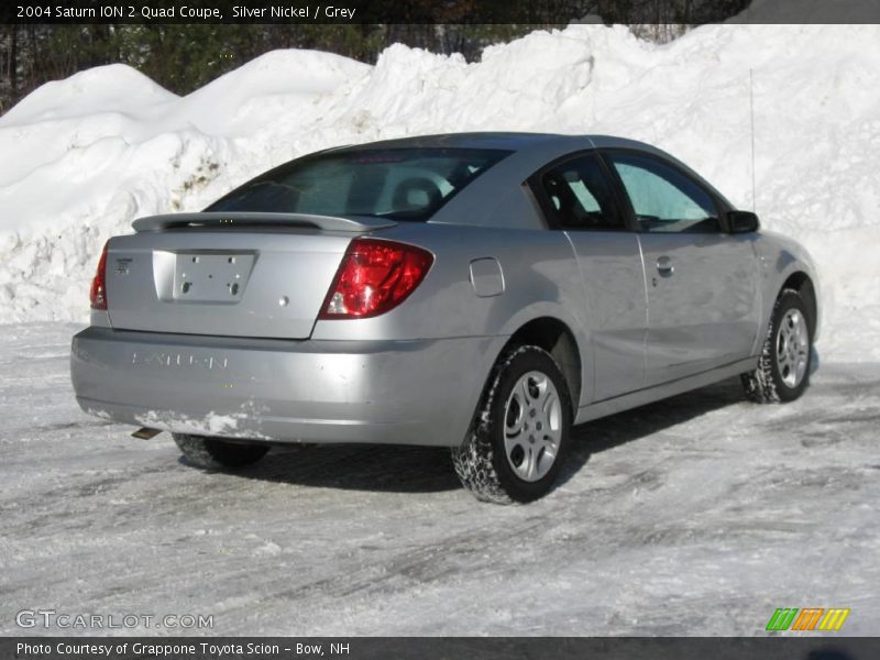 Silver Nickel / Grey 2004 Saturn ION 2 Quad Coupe