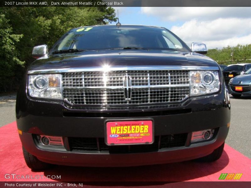 Dark Amethyst Metallic / Charcoal Black 2007 Lincoln MKX AWD