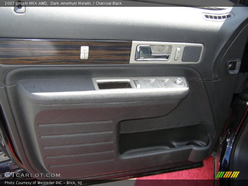Dark Amethyst Metallic / Charcoal Black 2007 Lincoln MKX AWD