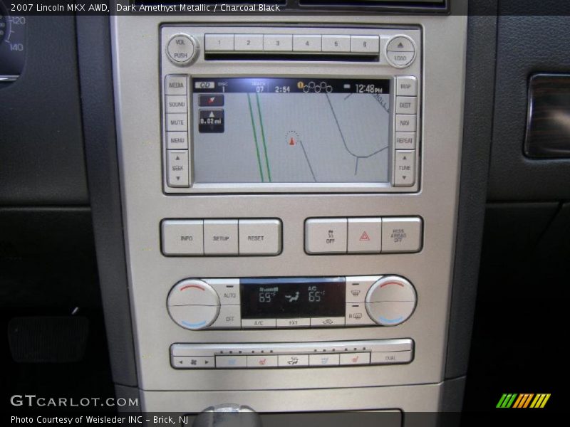 Dark Amethyst Metallic / Charcoal Black 2007 Lincoln MKX AWD