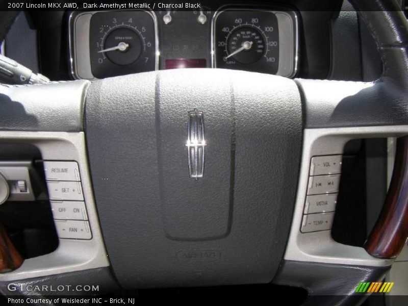 Dark Amethyst Metallic / Charcoal Black 2007 Lincoln MKX AWD