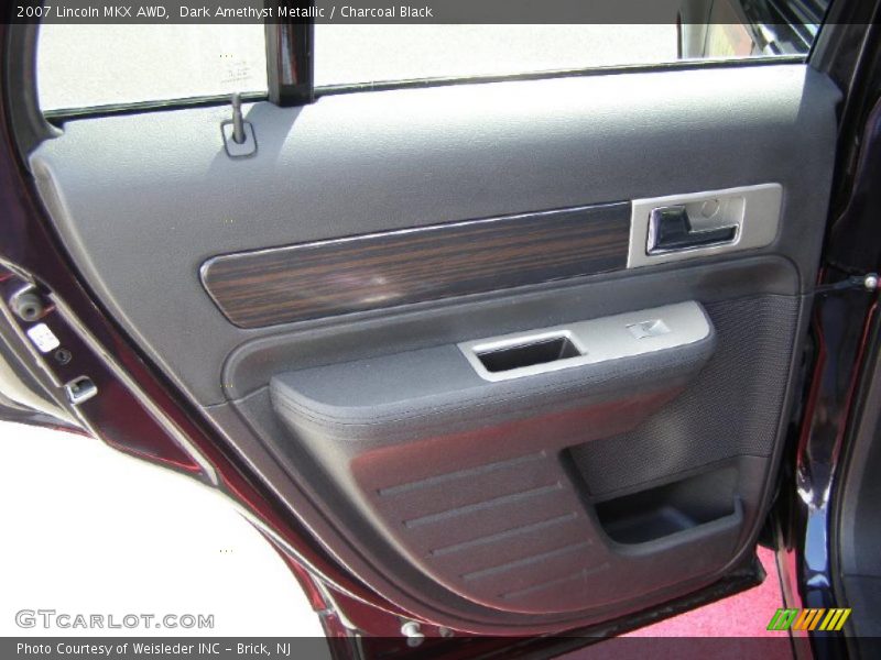 Dark Amethyst Metallic / Charcoal Black 2007 Lincoln MKX AWD