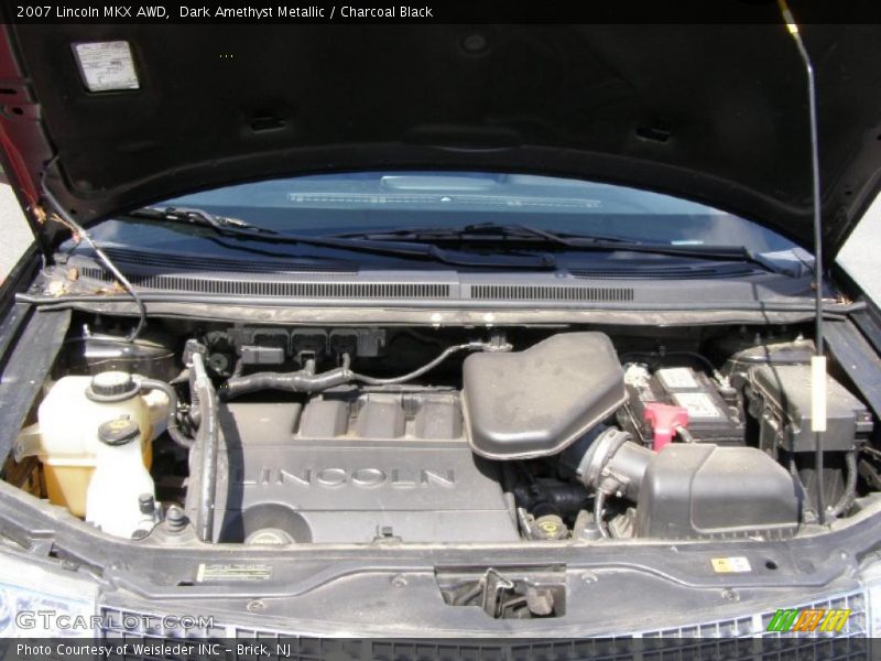 Dark Amethyst Metallic / Charcoal Black 2007 Lincoln MKX AWD