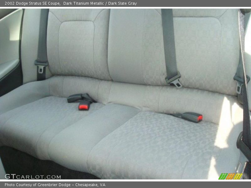Dark Titanium Metallic / Dark Slate Gray 2002 Dodge Stratus SE Coupe