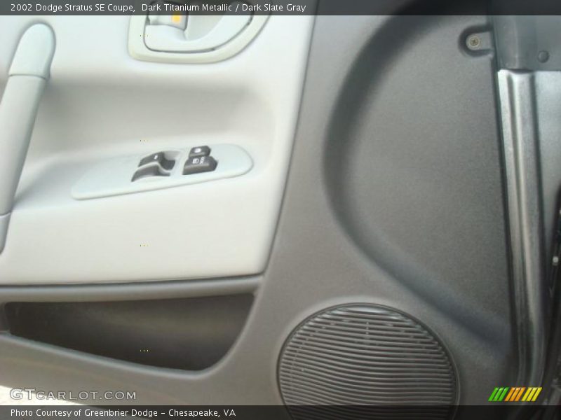 Dark Titanium Metallic / Dark Slate Gray 2002 Dodge Stratus SE Coupe