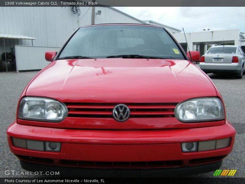 Tornado Red / Black 1998 Volkswagen Cabrio GLS