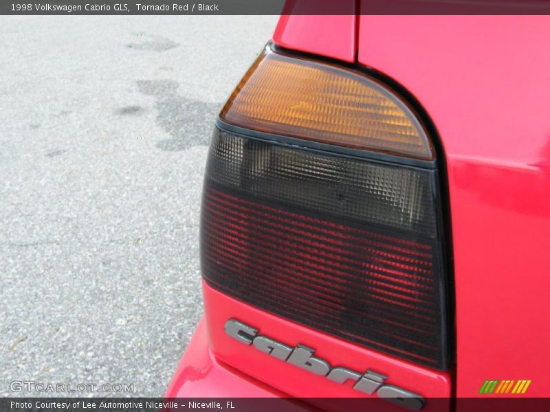 Tornado Red / Black 1998 Volkswagen Cabrio GLS
