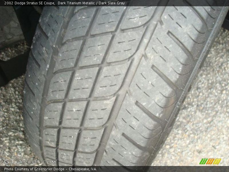 Dark Titanium Metallic / Dark Slate Gray 2002 Dodge Stratus SE Coupe