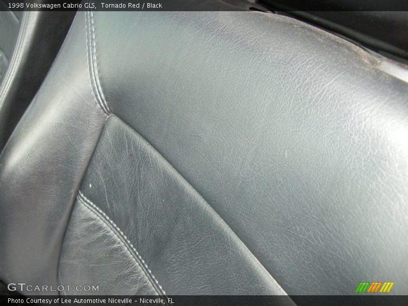 Tornado Red / Black 1998 Volkswagen Cabrio GLS