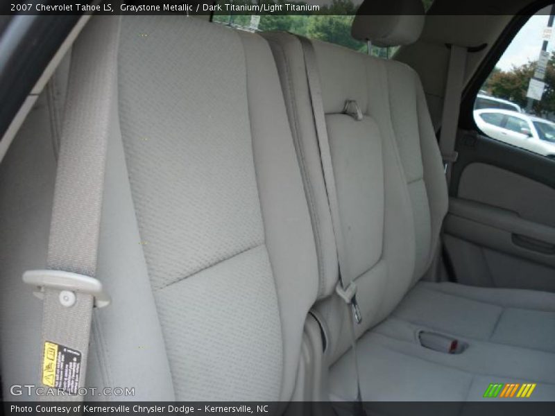 Graystone Metallic / Dark Titanium/Light Titanium 2007 Chevrolet Tahoe LS