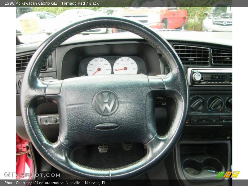 Tornado Red / Black 1998 Volkswagen Cabrio GLS