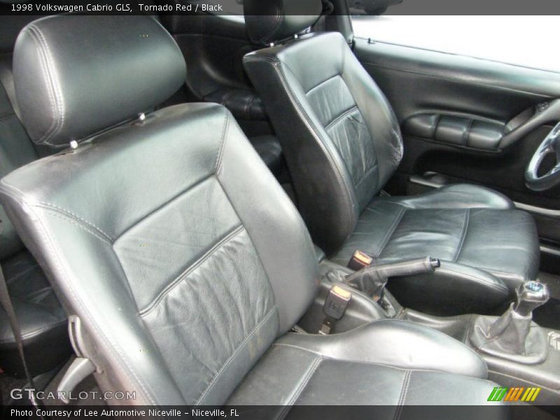 Tornado Red / Black 1998 Volkswagen Cabrio GLS