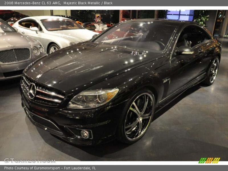 Majestic Black Metallic / Black 2008 Mercedes-Benz CL 63 AMG