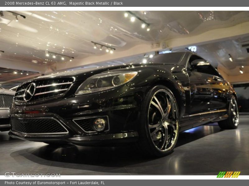 Majestic Black Metallic / Black 2008 Mercedes-Benz CL 63 AMG