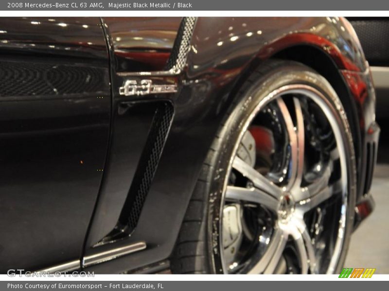 Majestic Black Metallic / Black 2008 Mercedes-Benz CL 63 AMG
