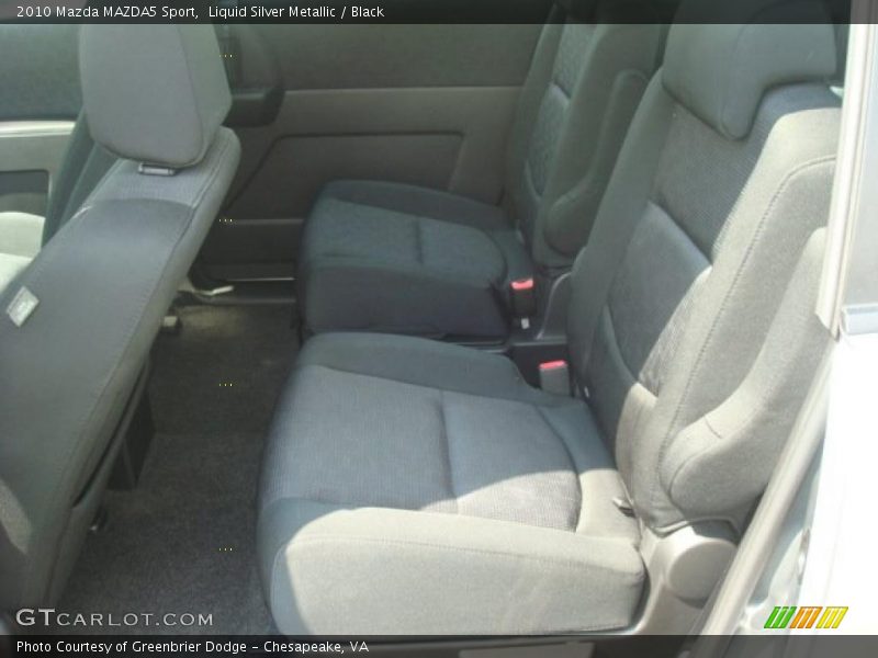 Liquid Silver Metallic / Black 2010 Mazda MAZDA5 Sport