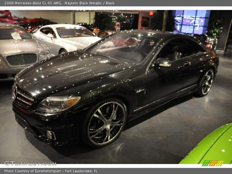 Majestic Black Metallic / Black 2008 Mercedes-Benz CL 63 AMG
