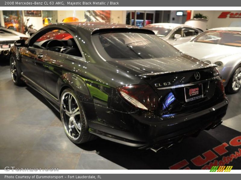Majestic Black Metallic / Black 2008 Mercedes-Benz CL 63 AMG