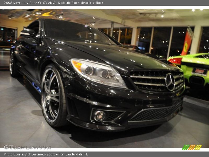 Majestic Black Metallic / Black 2008 Mercedes-Benz CL 63 AMG