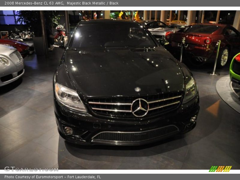 Majestic Black Metallic / Black 2008 Mercedes-Benz CL 63 AMG