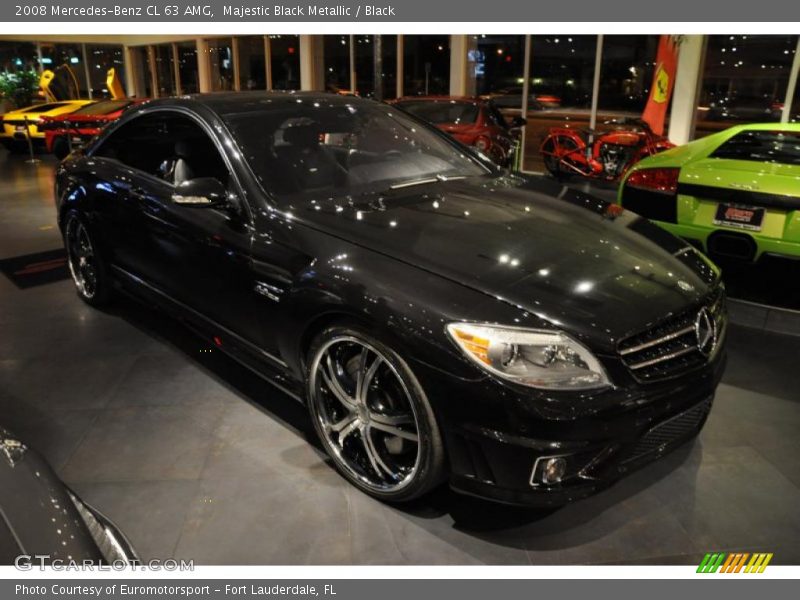 Majestic Black Metallic / Black 2008 Mercedes-Benz CL 63 AMG