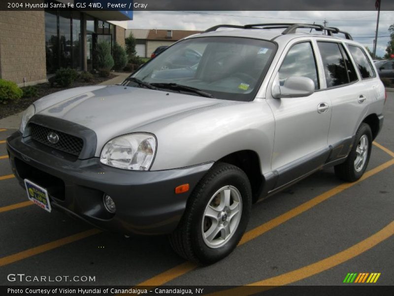 Pewter / Gray 2004 Hyundai Santa Fe GLS 4WD