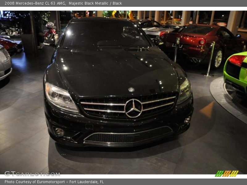 Majestic Black Metallic / Black 2008 Mercedes-Benz CL 63 AMG